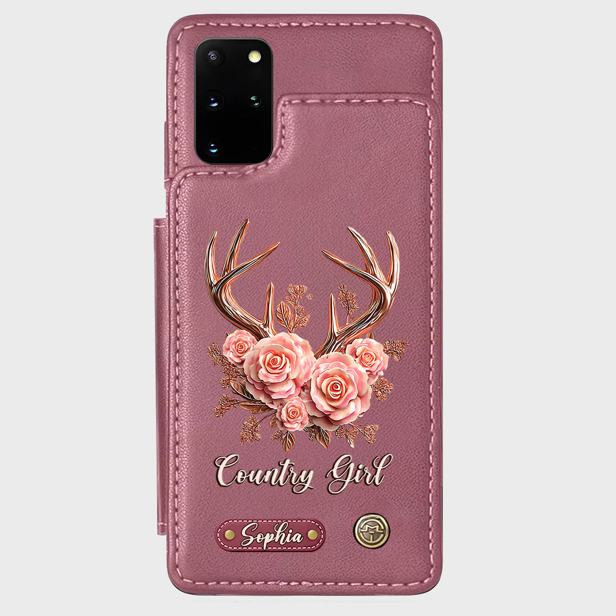 Country Girl - Personalized Hunting Wallet Phone Case