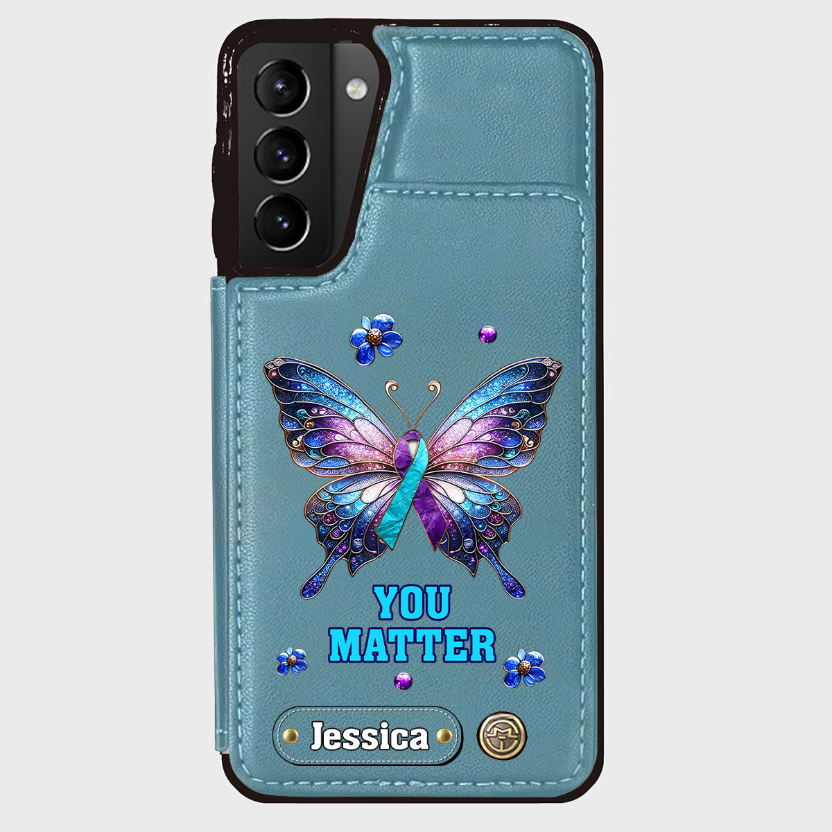 You Matter - Personalized Suicide Prevention Wallet Phone Case