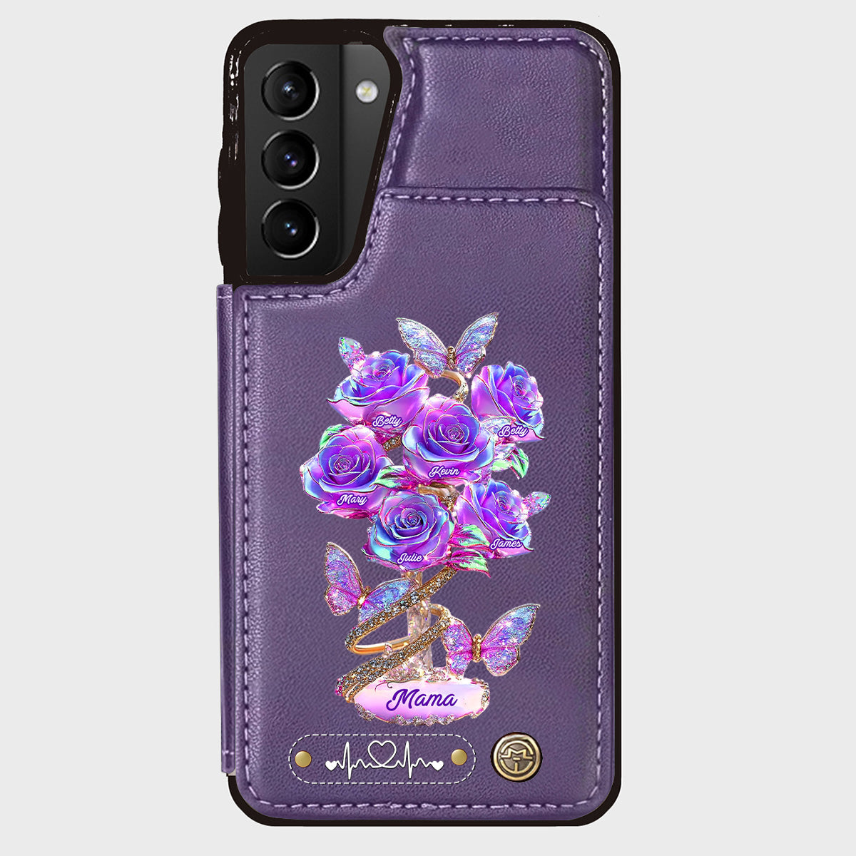 Best Mom Ever - Personalized Mother Wallet Phone Case