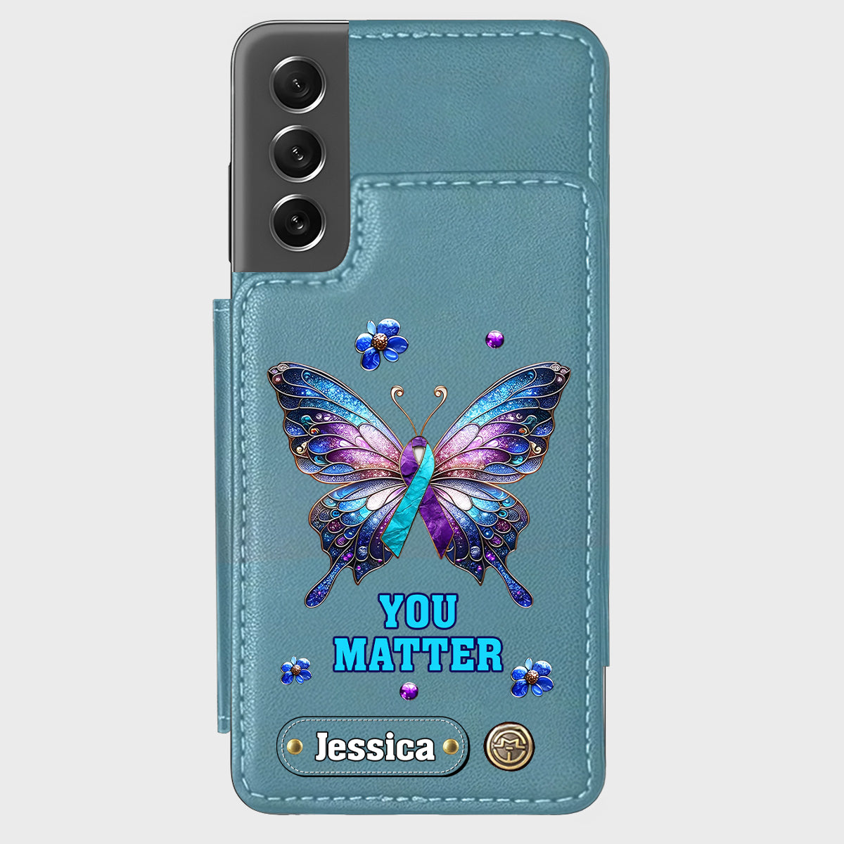 You Matter - Personalized Suicide Prevention Wallet Phone Case