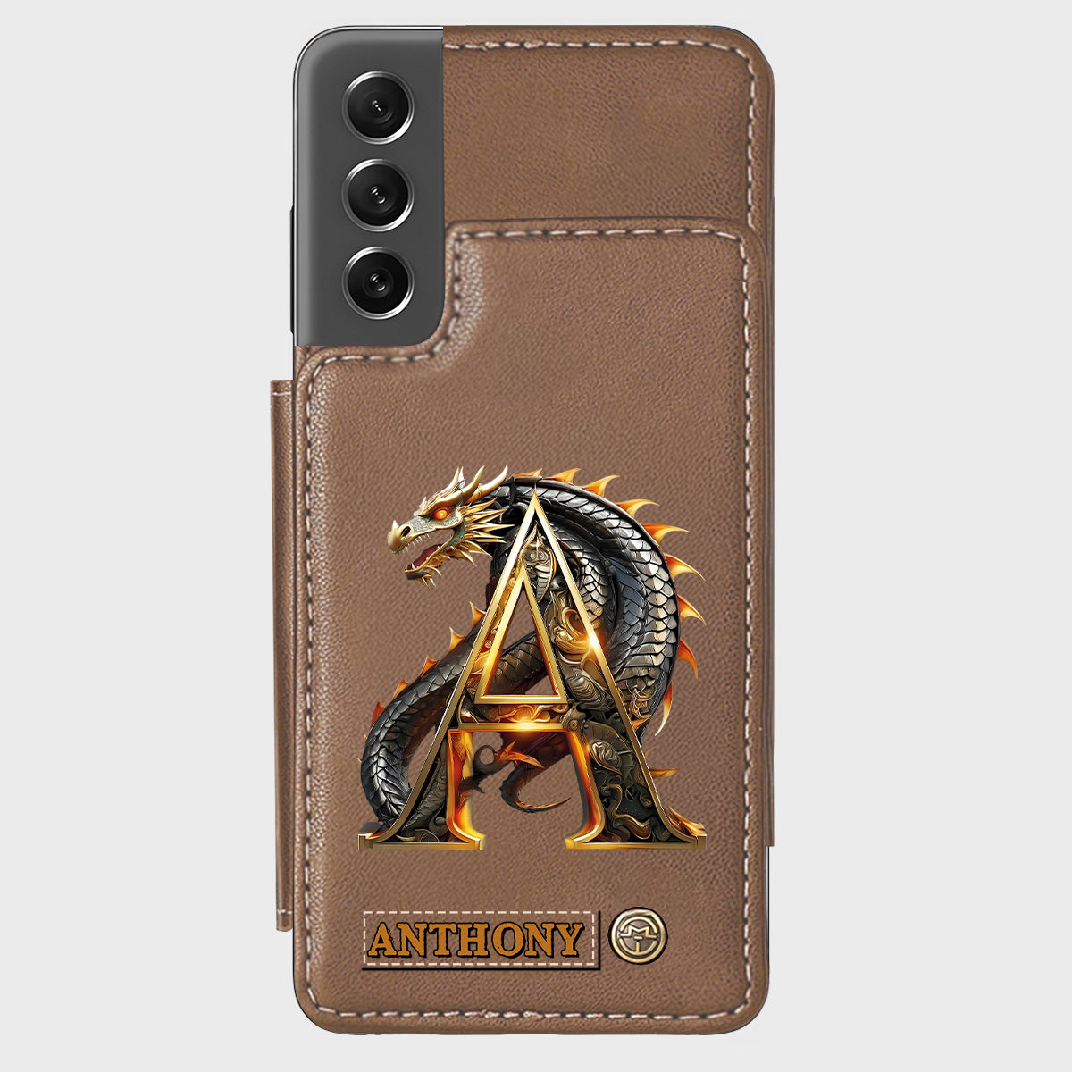 Love Dragons - Personalized Dragon Wallet Phone Case