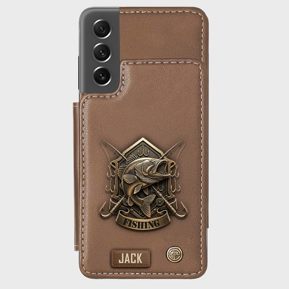 Fishing For Life - Personalized Fishing Wallet Phone Case