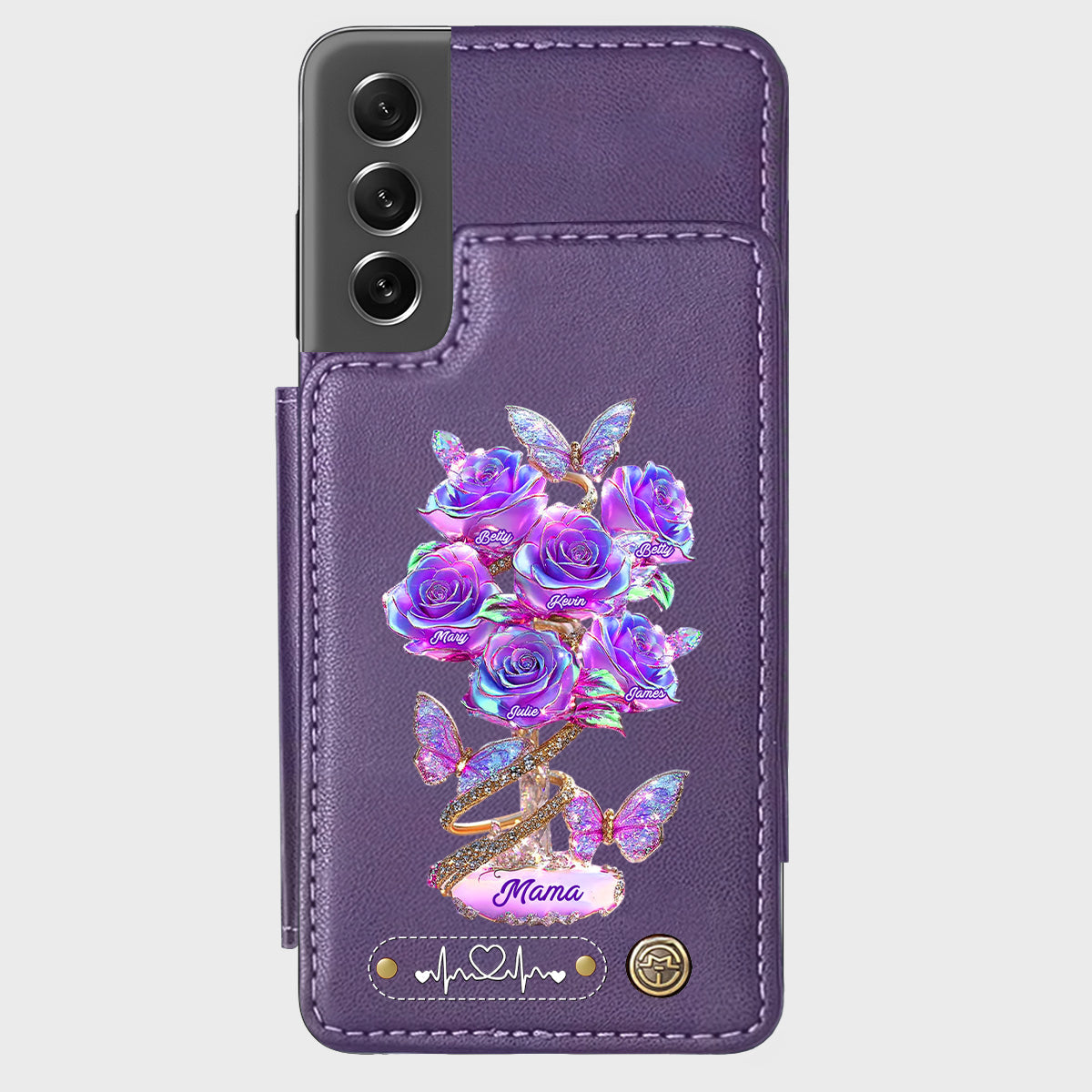 Best Mom Ever - Personalized Mother Wallet Phone Case