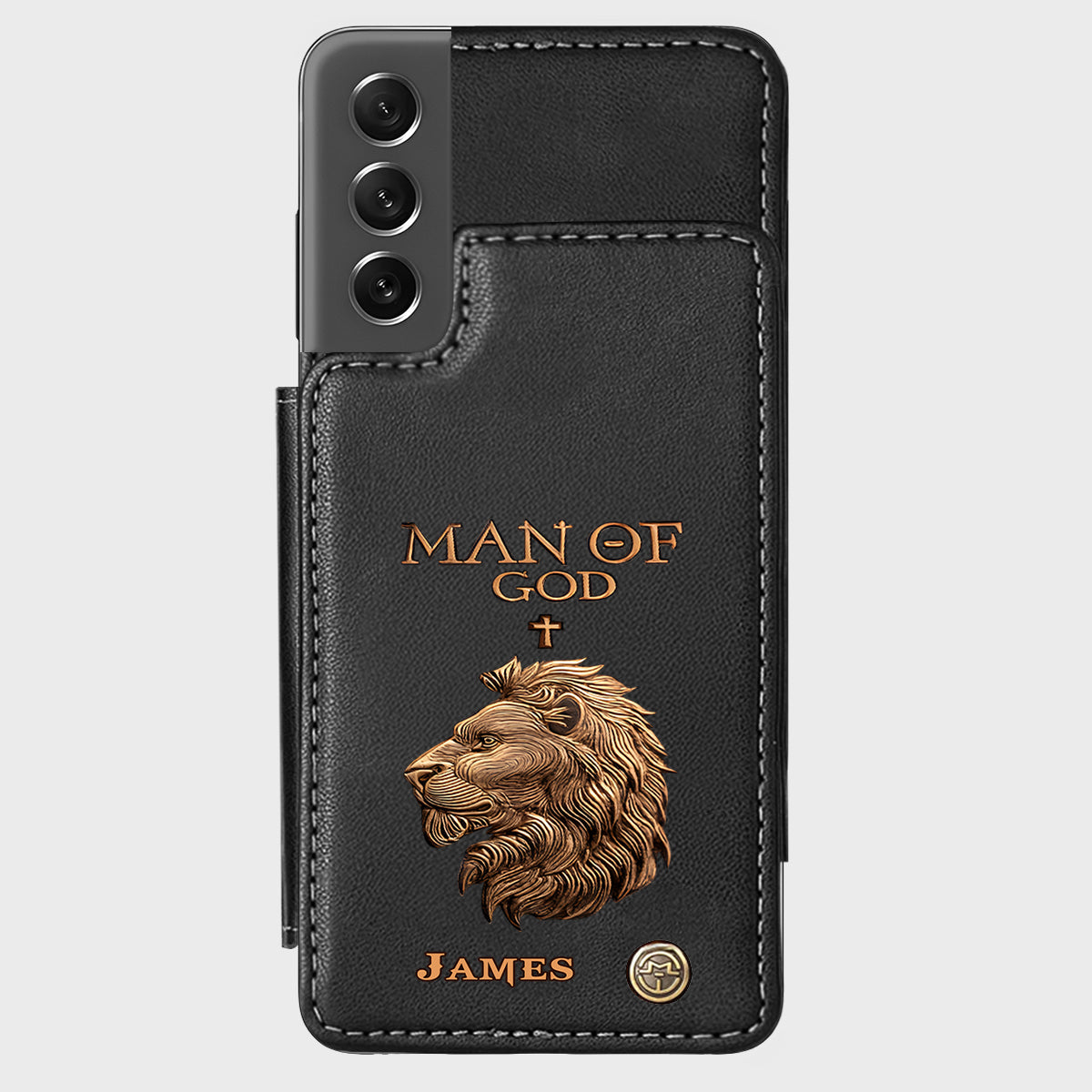 Man Of God - Personalized Christian Wallet Phone Case