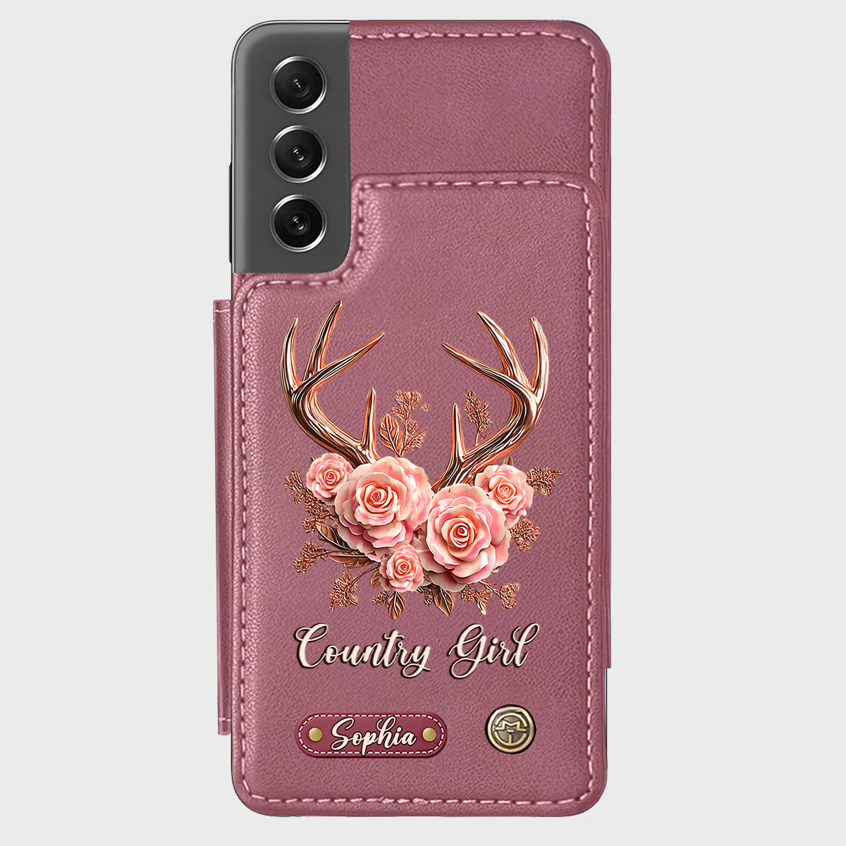 Country Girl - Personalized Hunting Wallet Phone Case