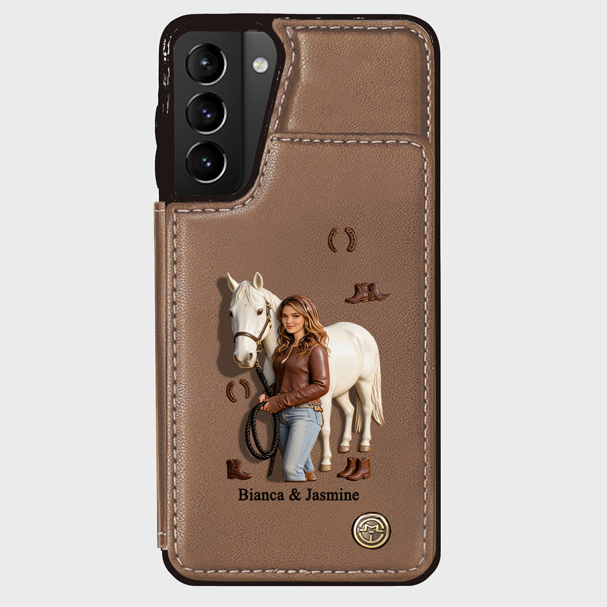 Horse Girl - Personalized Horse Wallet Phone Case