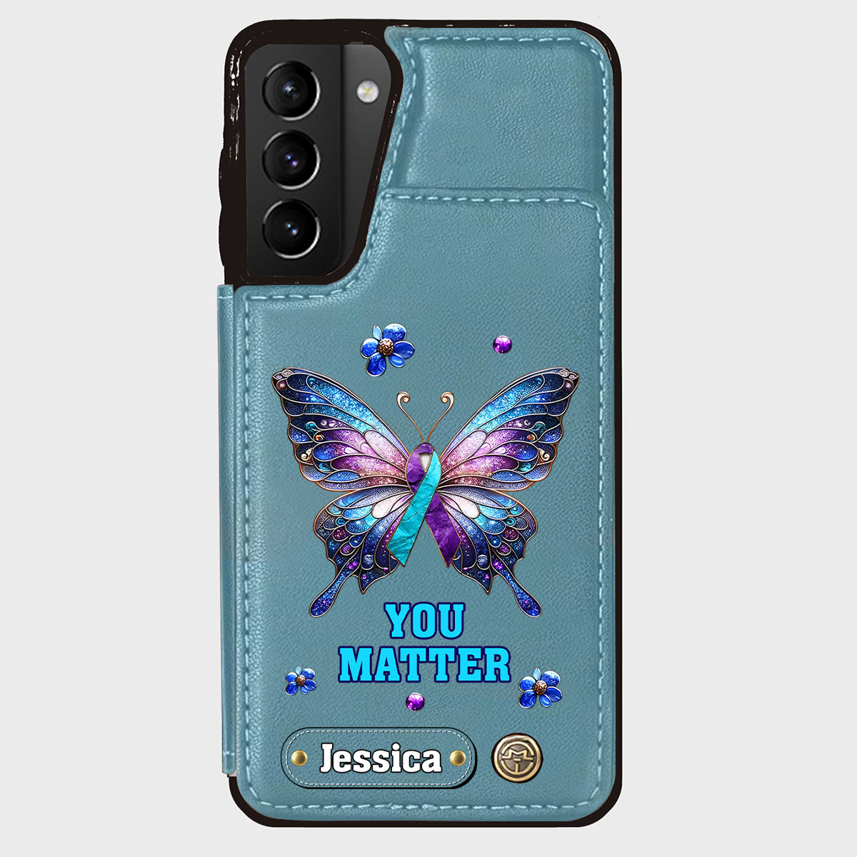 You Matter - Personalized Suicide Prevention Wallet Phone Case