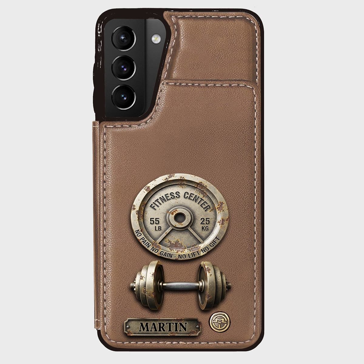 No Pain No Gain - Personalized Fitness Wallet Phone Case