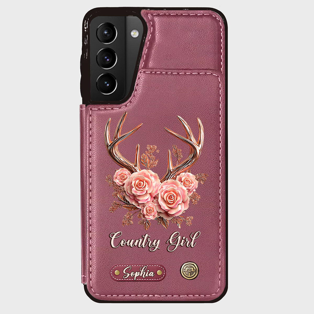 Country Girl - Personalized Hunting Wallet Phone Case