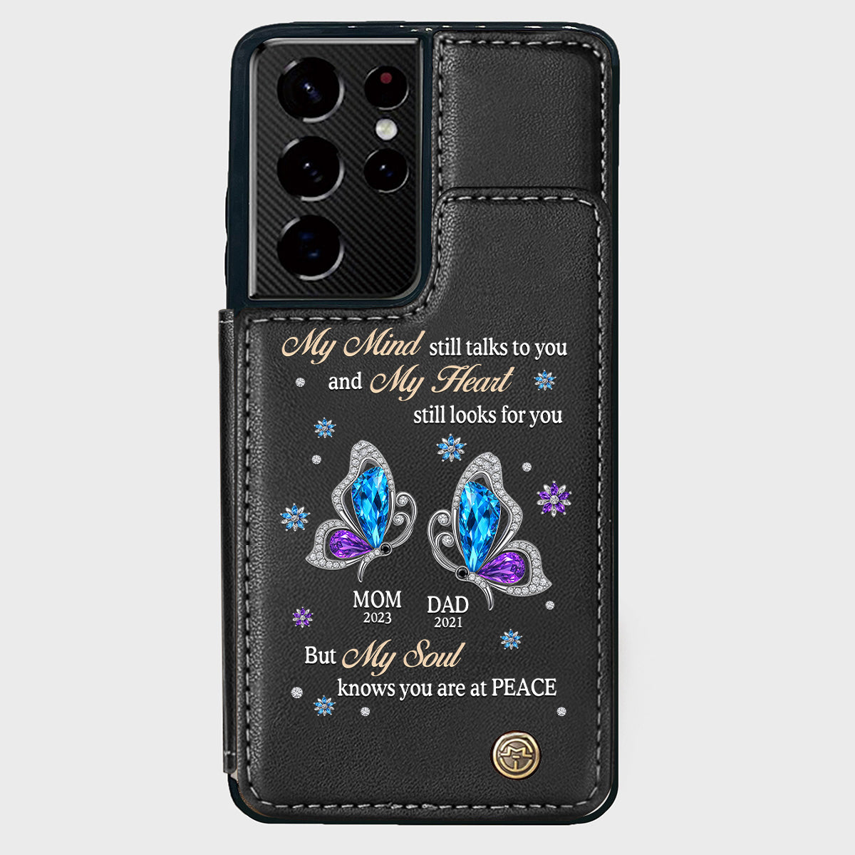 I Love You Forever - Personalized Memorial Wallet Phone Case
