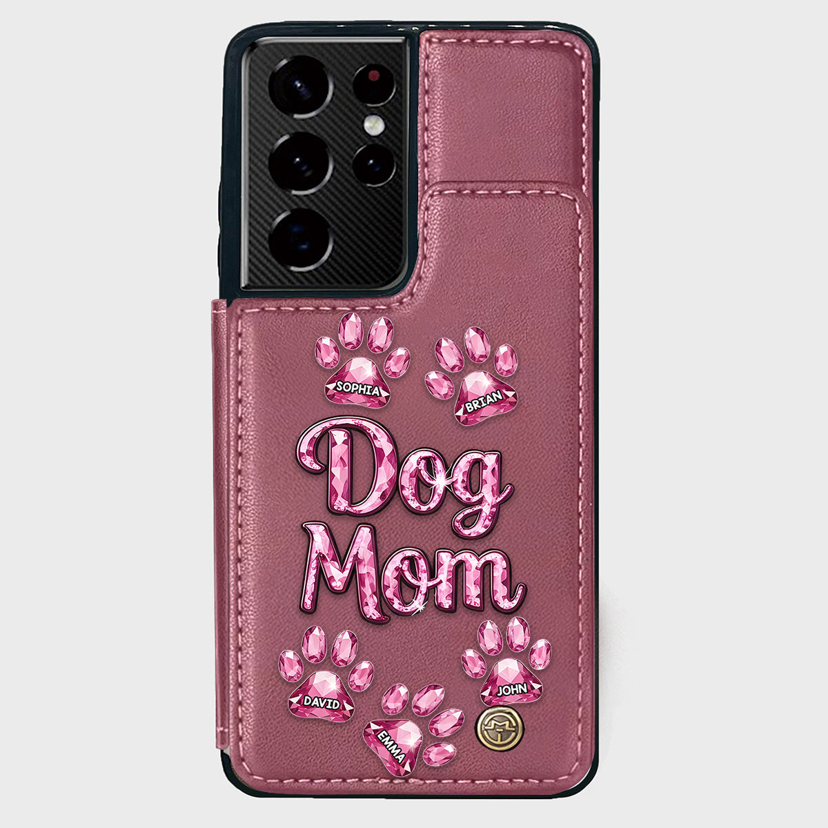 Dog Mom - Personalized Dog Wallet Phone Case