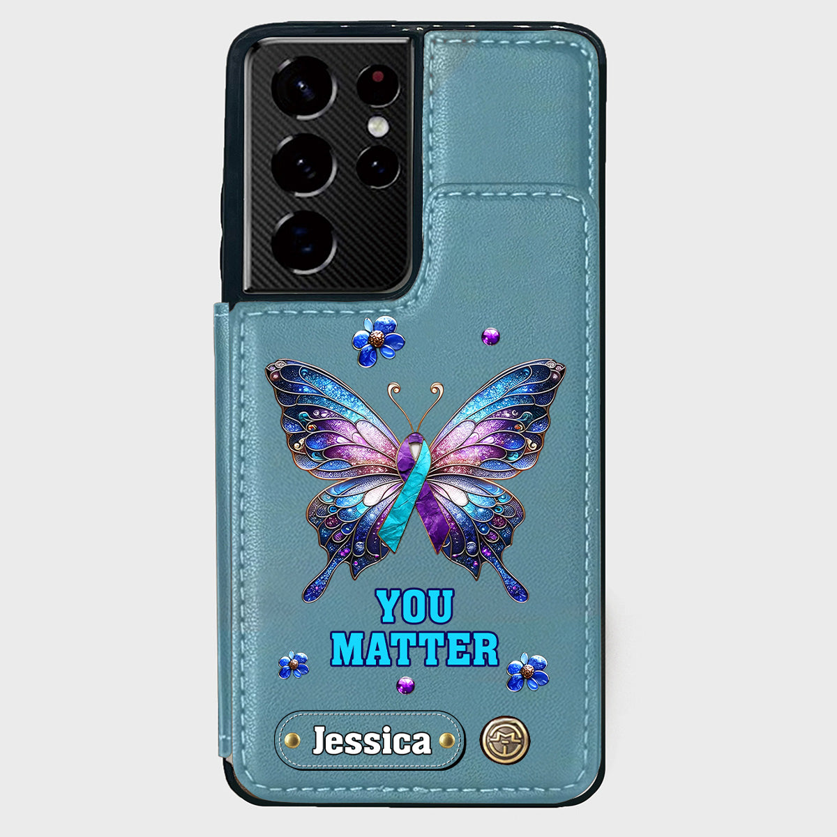 You Matter - Personalized Suicide Prevention Wallet Phone Case