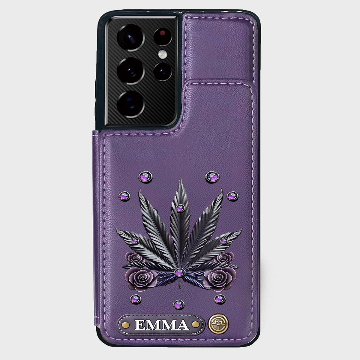 Beautiful Marijuanas - Personalized Weed Wallet Phone Case