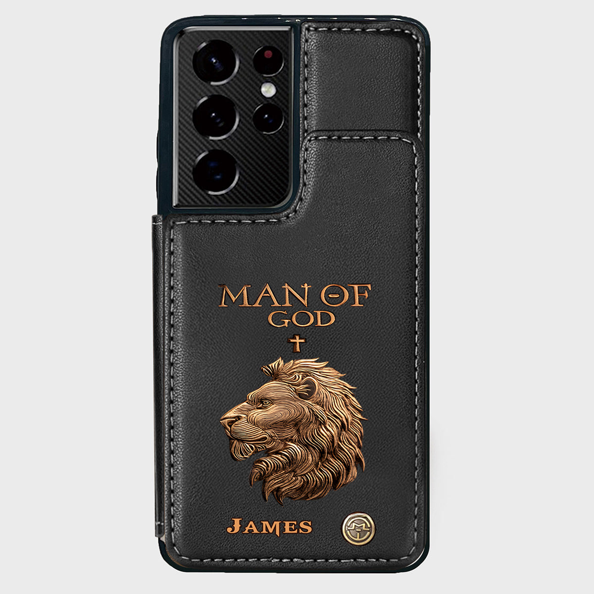 Man Of God - Personalized Christian Wallet Phone Case