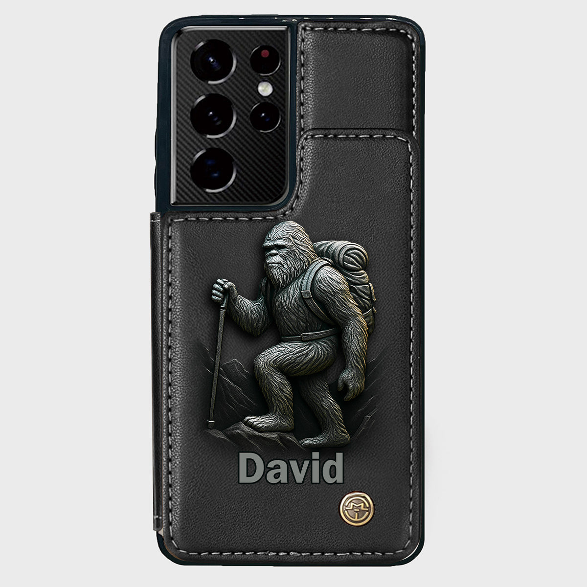Sasquatch - Personalized Hiking Wallet Phone Case