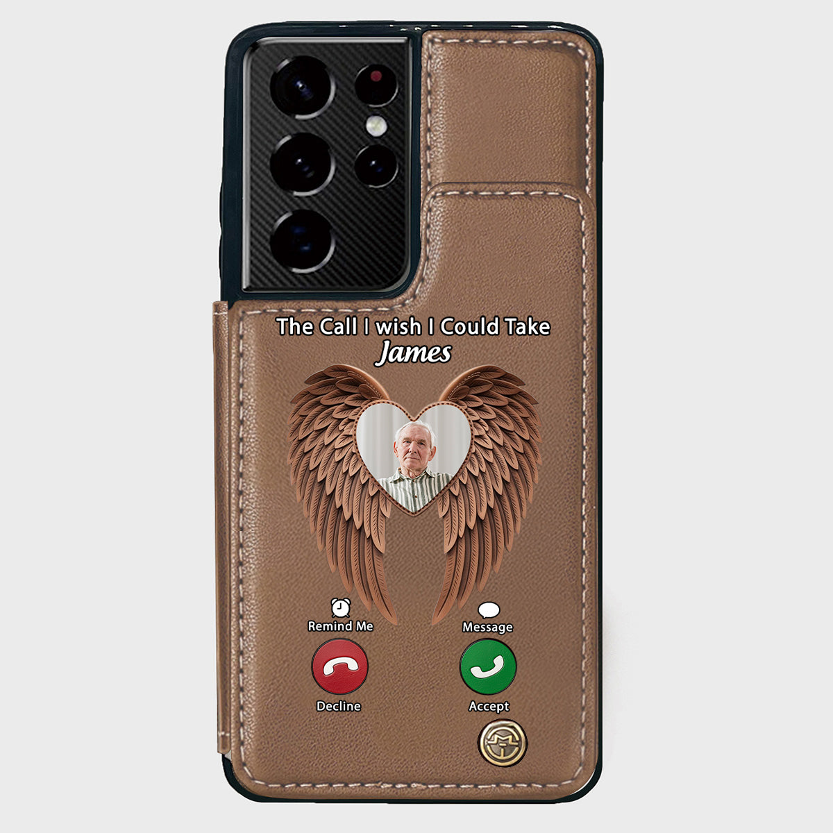 The Call I Wish I Could Take - Personalized Memorial Wallet Phone Case