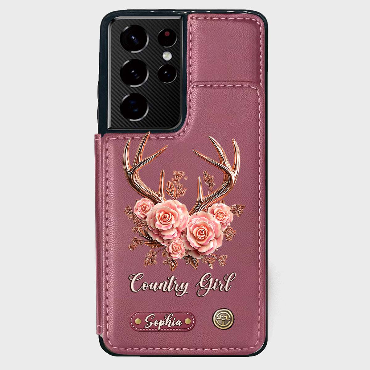 Country Girl - Personalized Hunting Wallet Phone Case