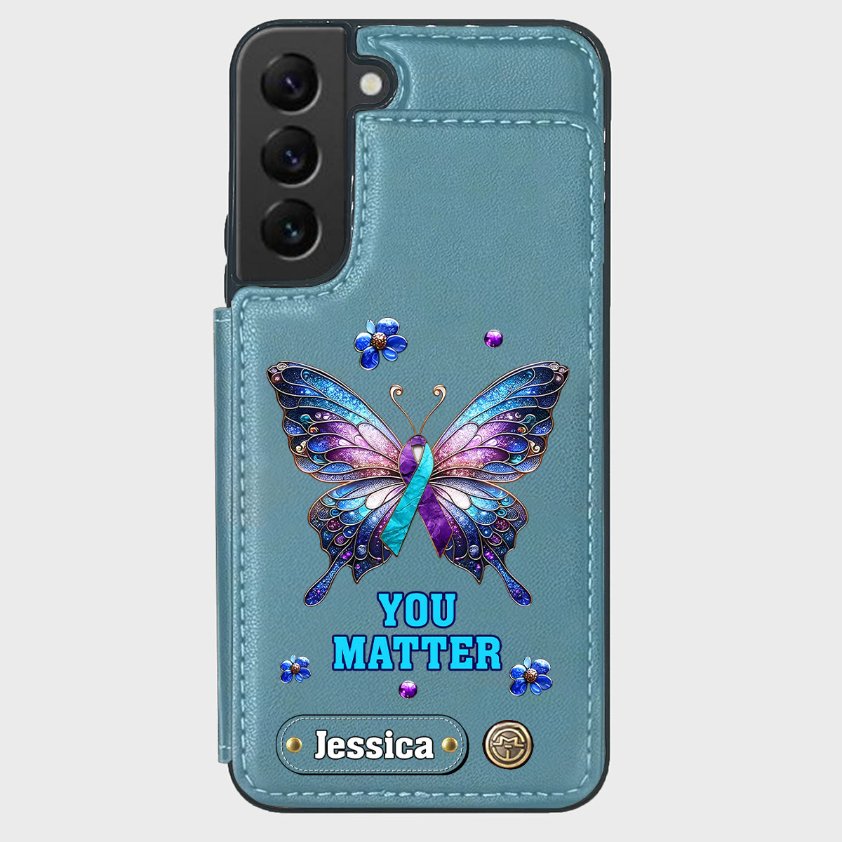 You Matter - Personalized Suicide Prevention Wallet Phone Case
