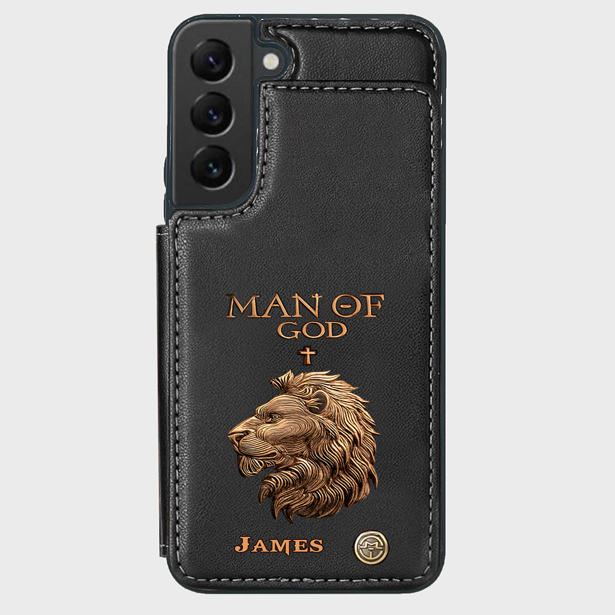 Man Of God - Personalized Christian Wallet Phone Case