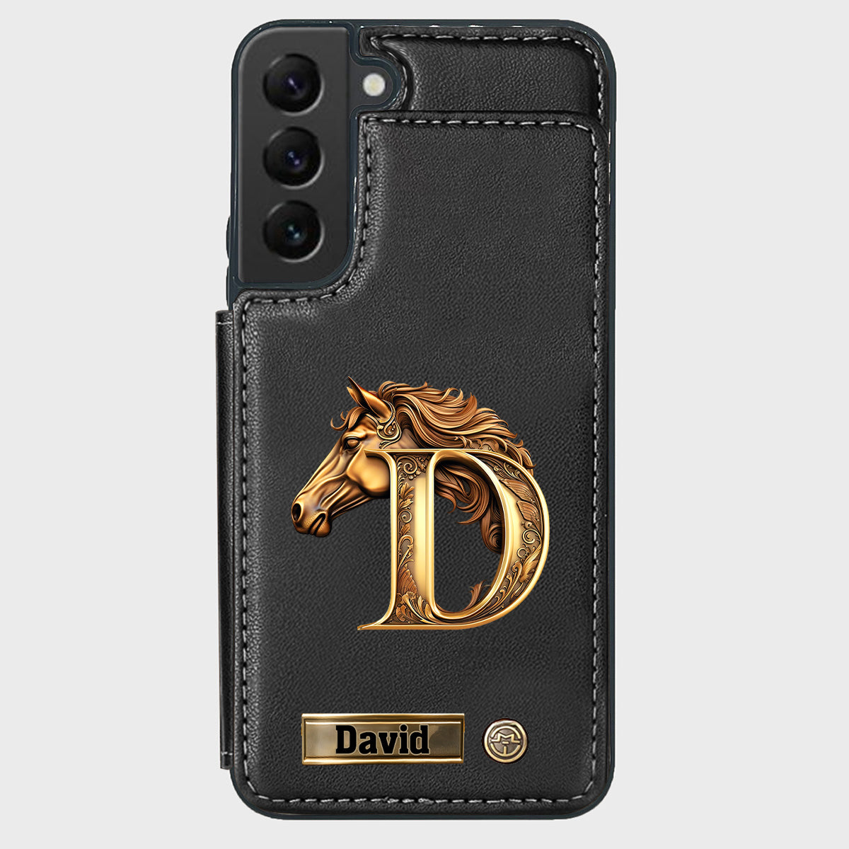 Love Horse - Personalized Horse Wallet Phone Case