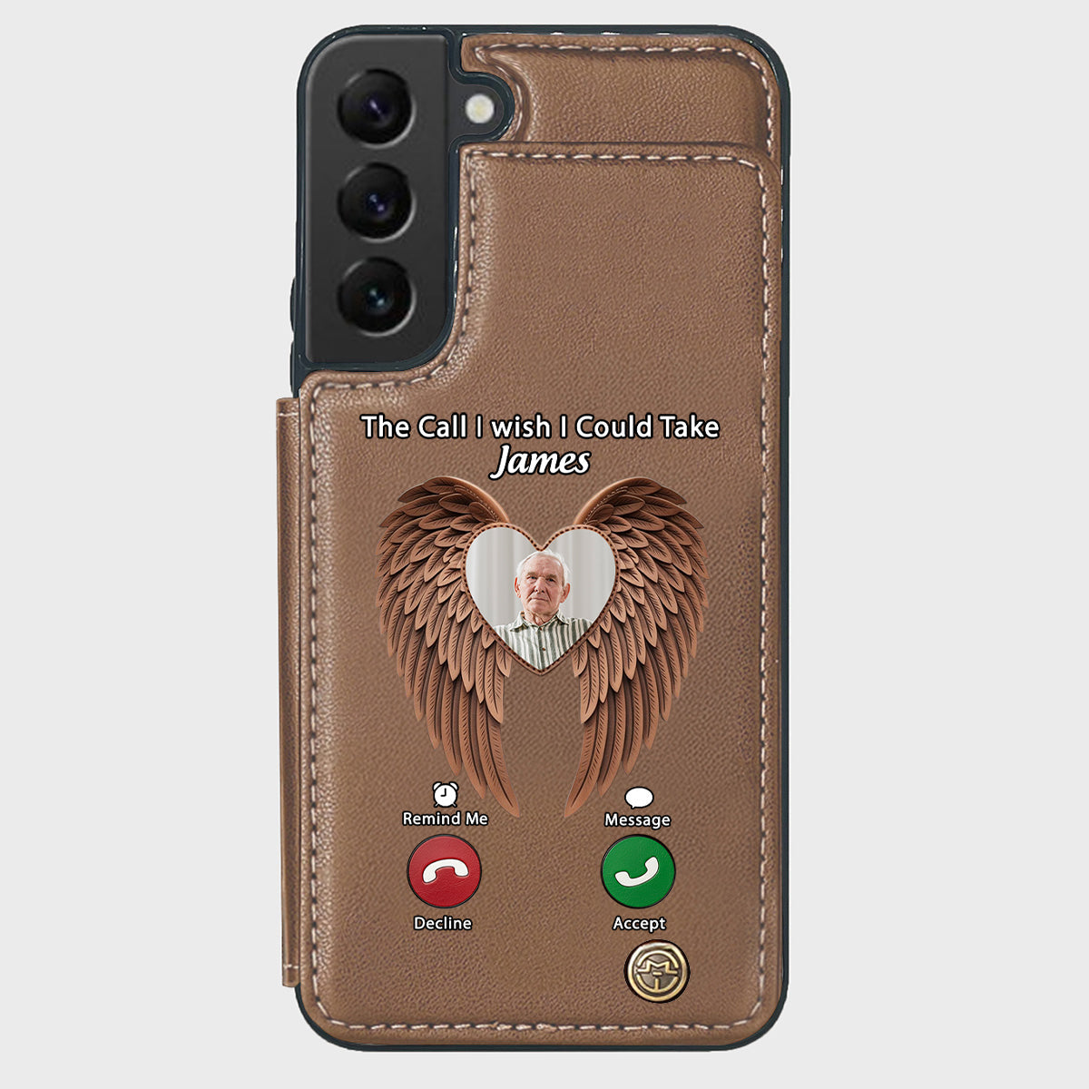The Call I Wish I Could Take - Personalized Memorial Wallet Phone Case