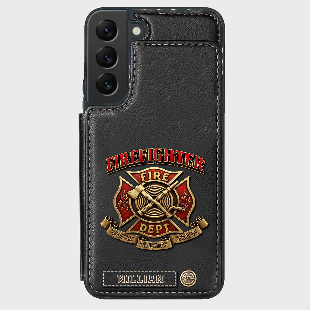 Proud Firefighter - Personalized Firefighter Wallet Phone Case