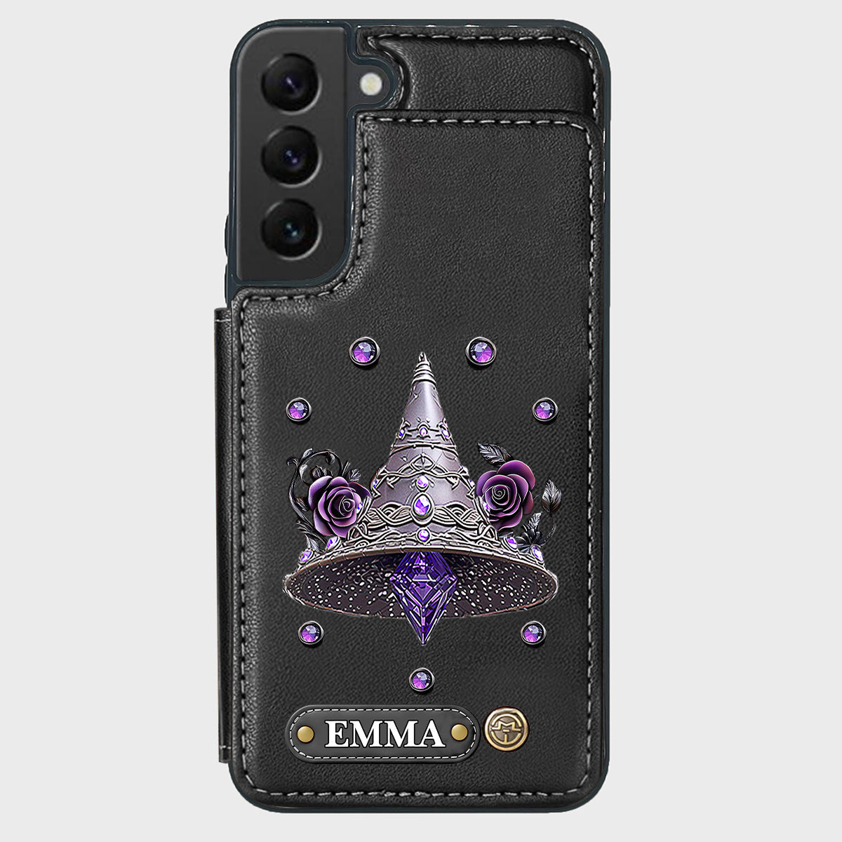 Beautiful Witch Hat - Personalized Witch Wallet Phone Case