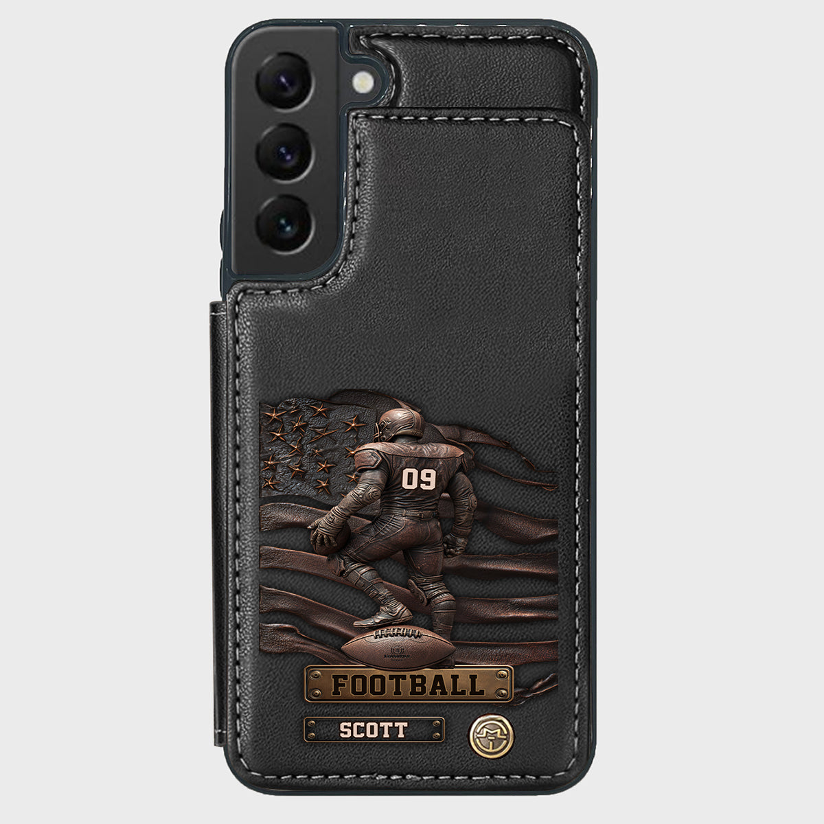 Game Day - Personalized Football Wallet Phone Case