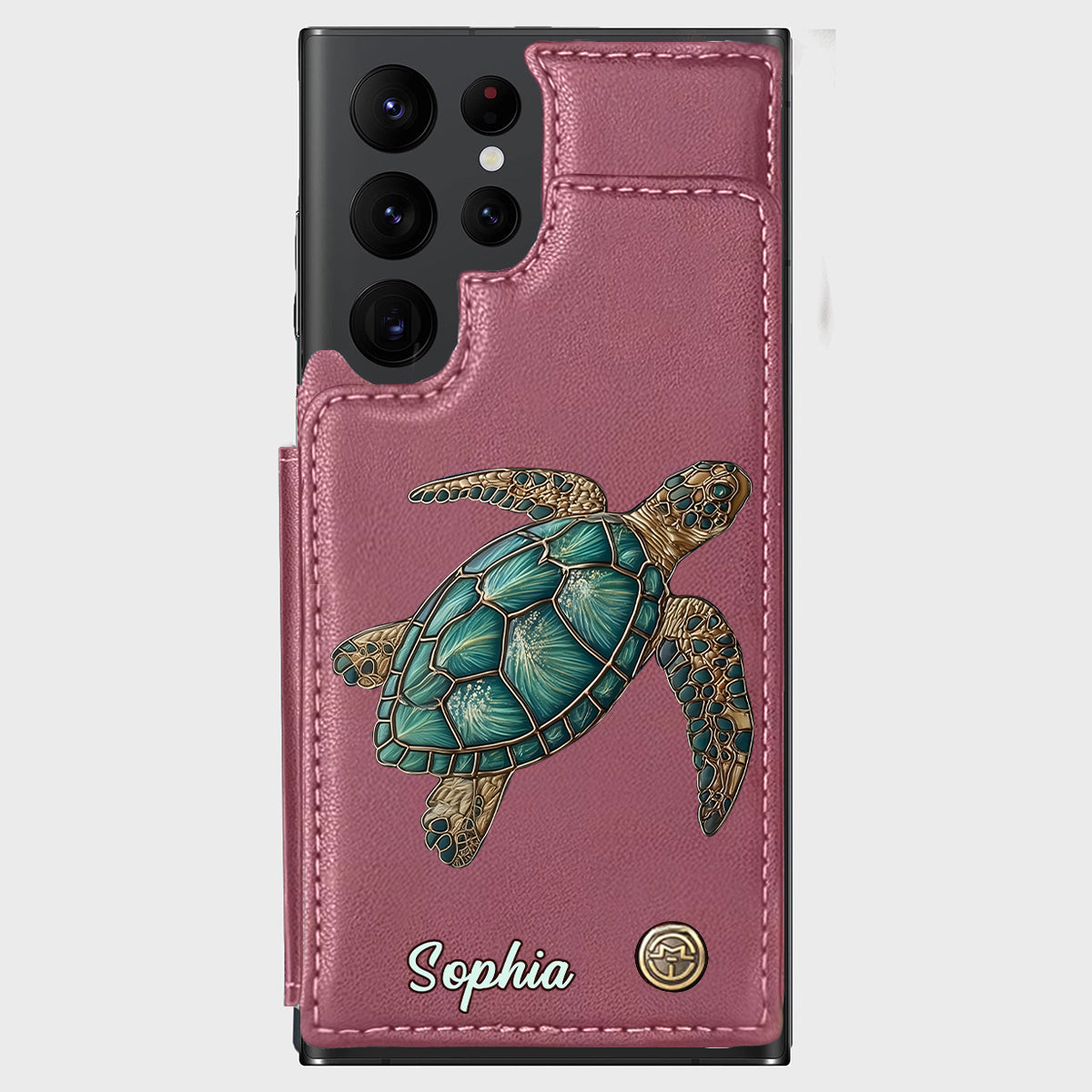 Love Turtles - Personalized Turtle Wallet Phone Case
