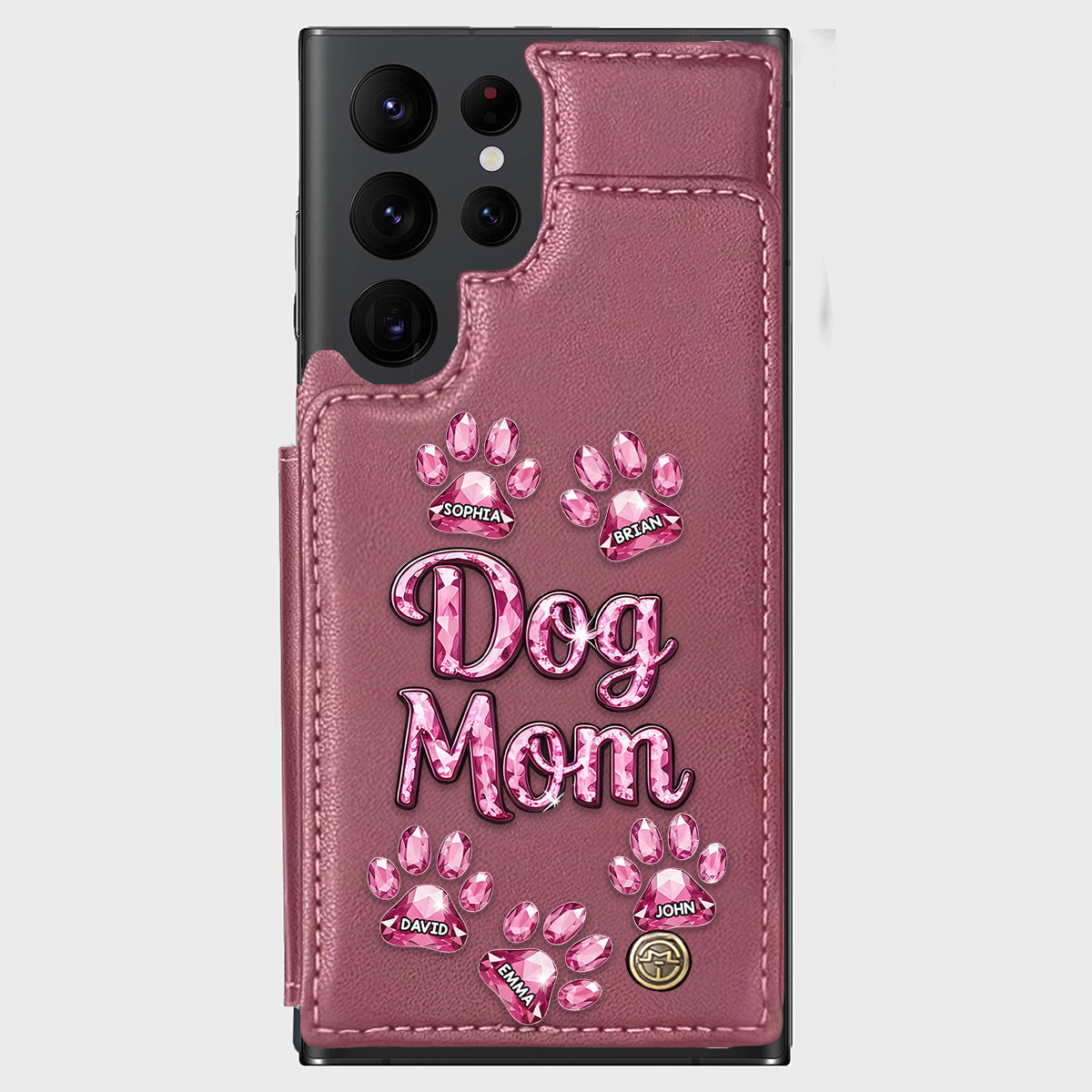 Dog Mom - Personalized Dog Wallet Phone Case