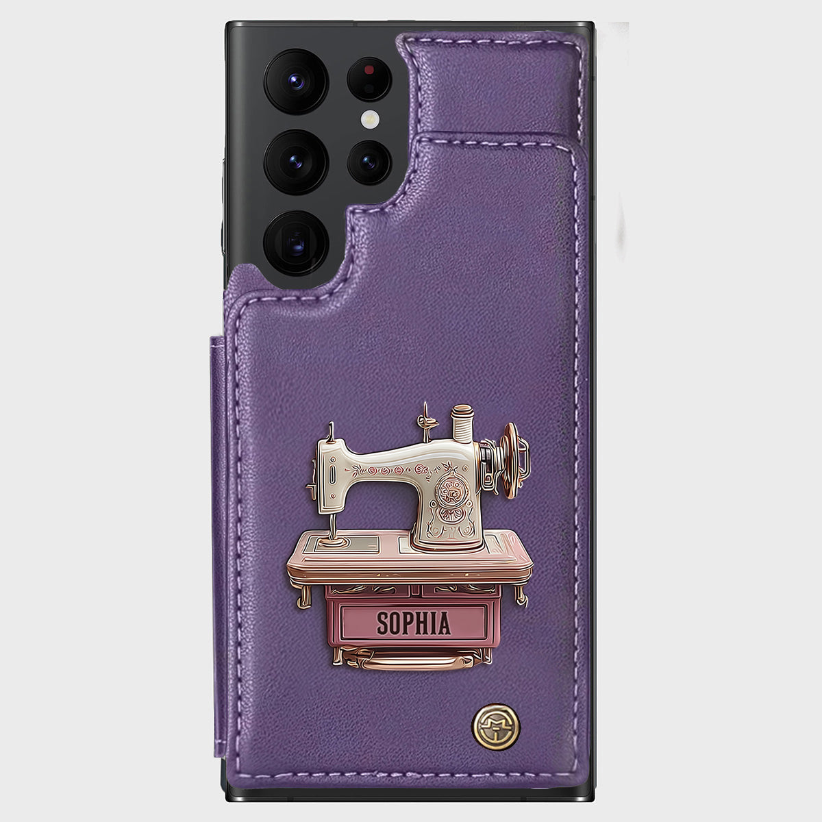 Sewing Machine - Personalized Sewing Wallet Phone Case