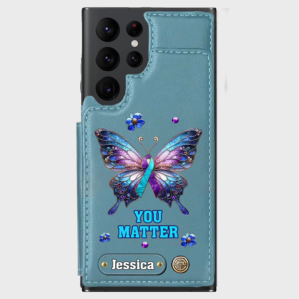 You Matter - Personalized Suicide Prevention Wallet Phone Case