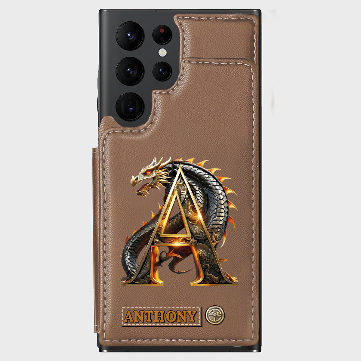 Love Dragons - Personalized Dragon Wallet Phone Case