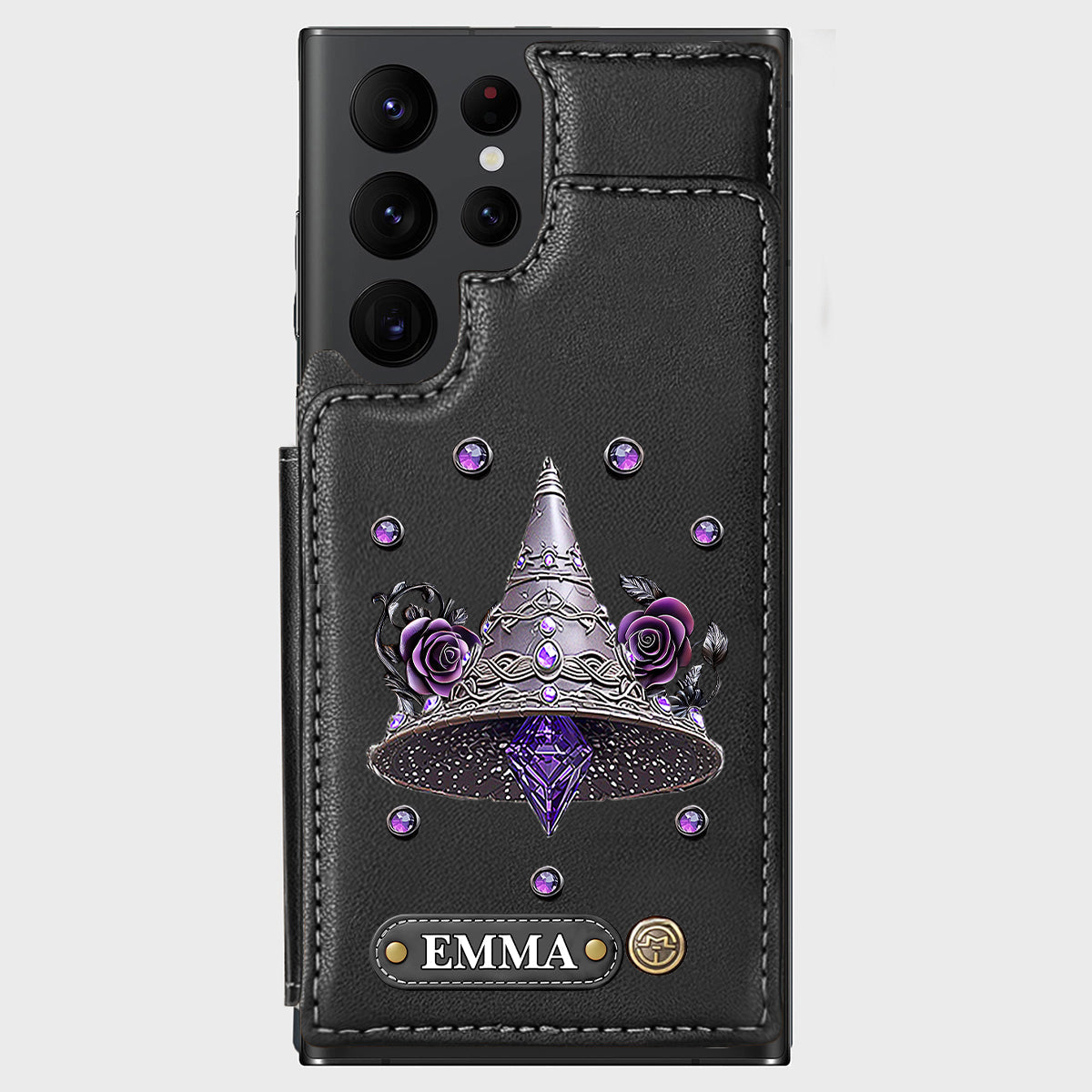 Beautiful Witch Hat - Personalized Witch Wallet Phone Case
