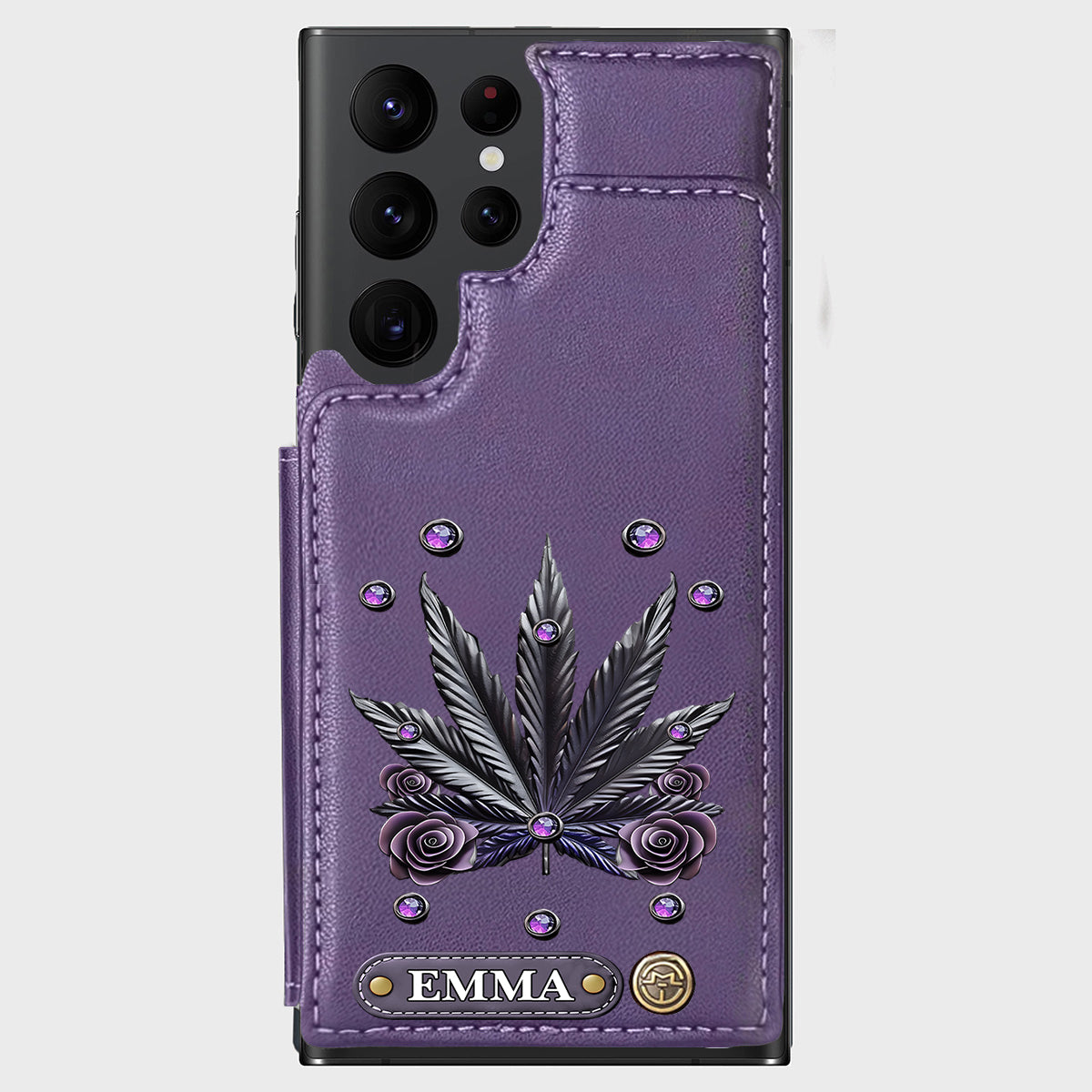 Beautiful Marijuanas - Personalized Weed Wallet Phone Case