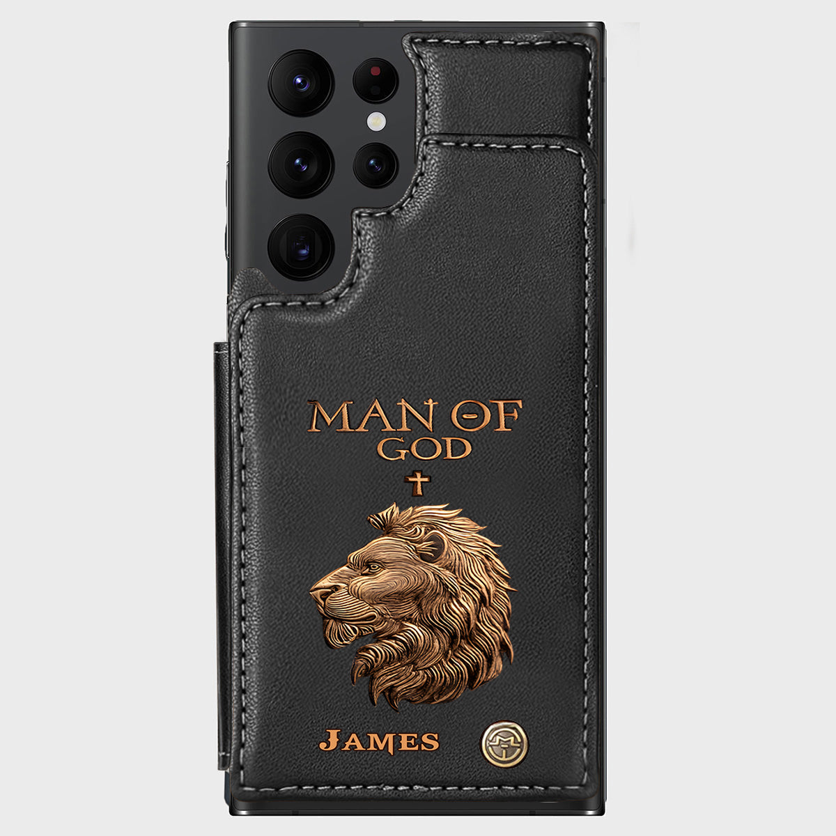 Man Of God - Personalized Christian Wallet Phone Case