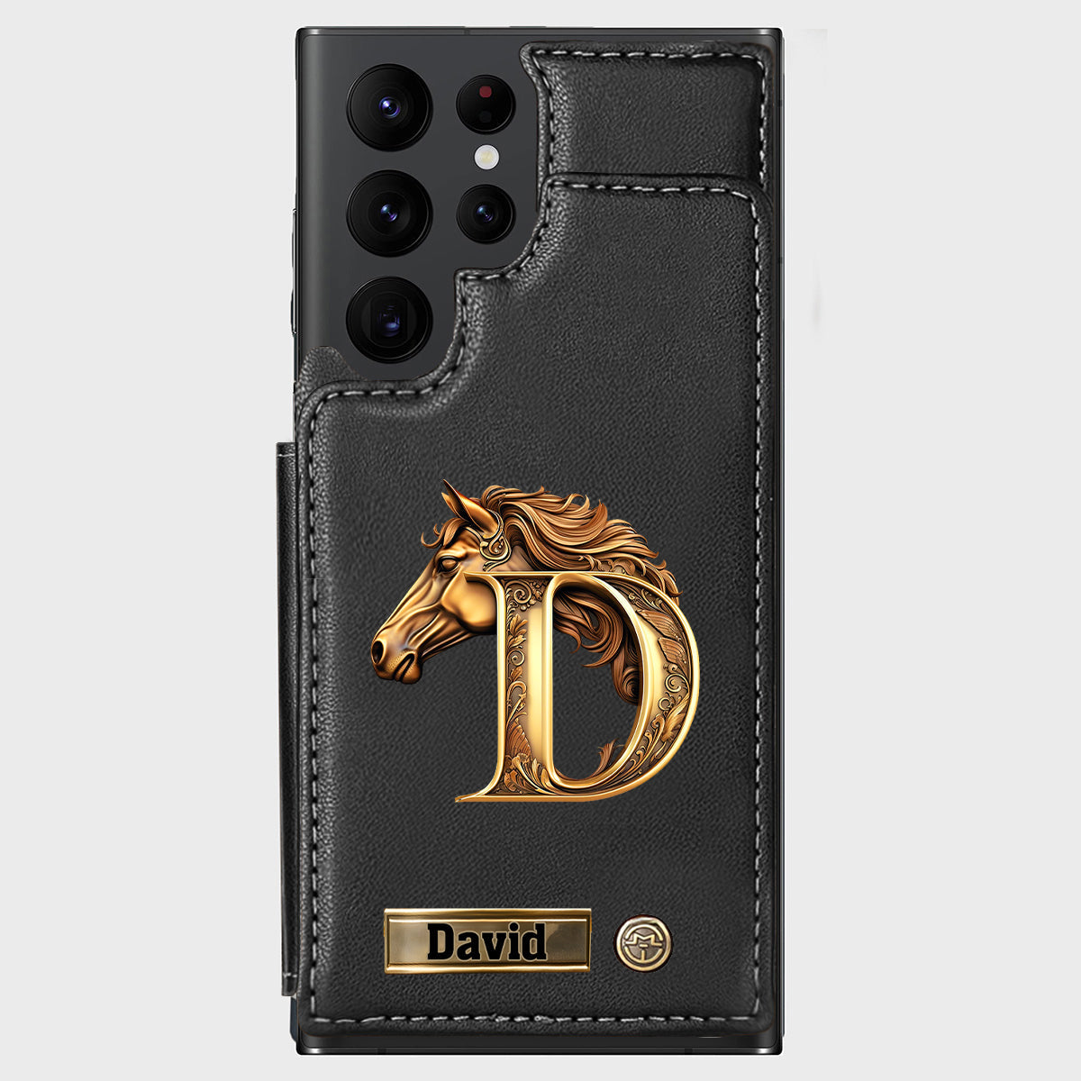 Love Horse - Personalized Horse Wallet Phone Case