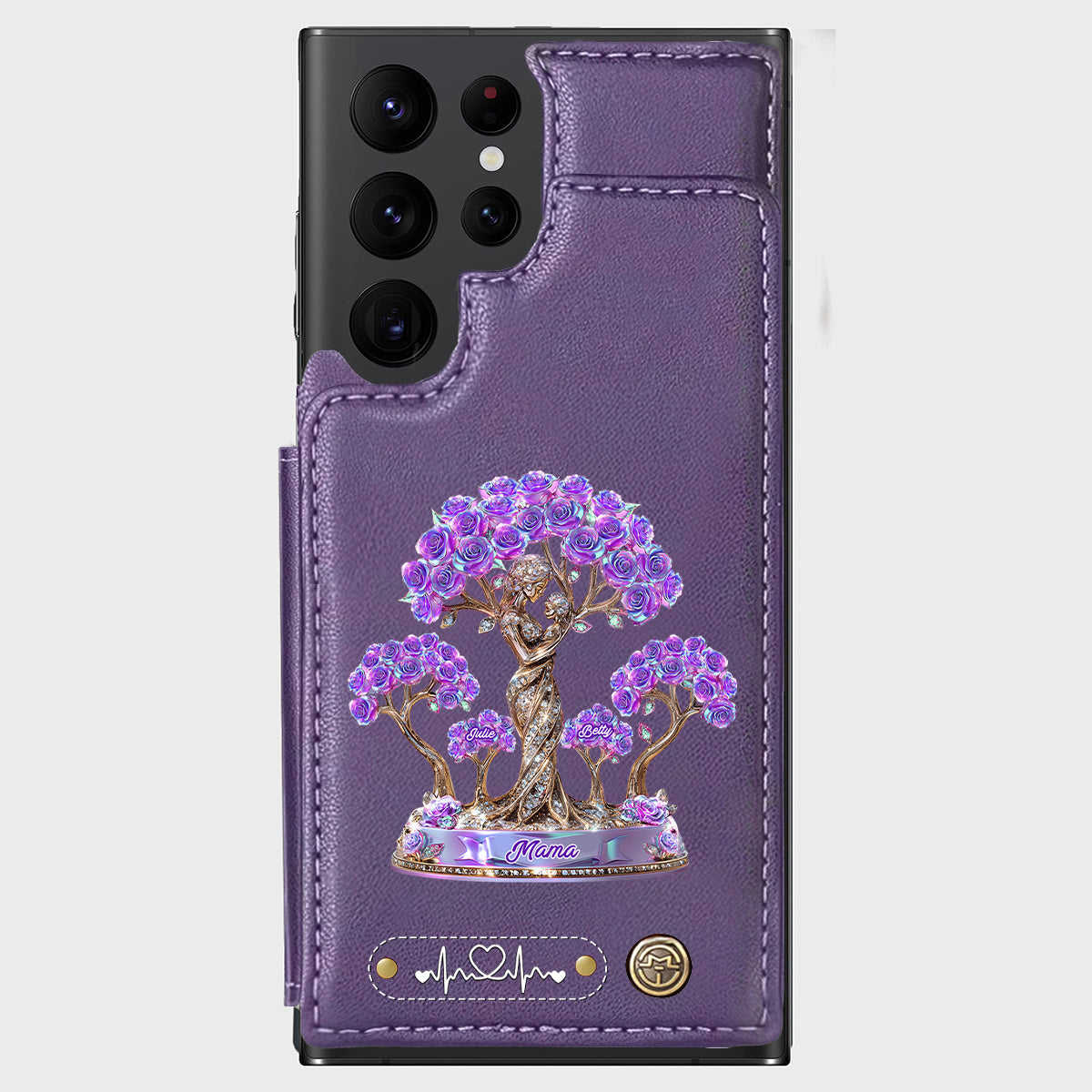 Best Mom Ever - Personalized Mother Wallet Phone Case