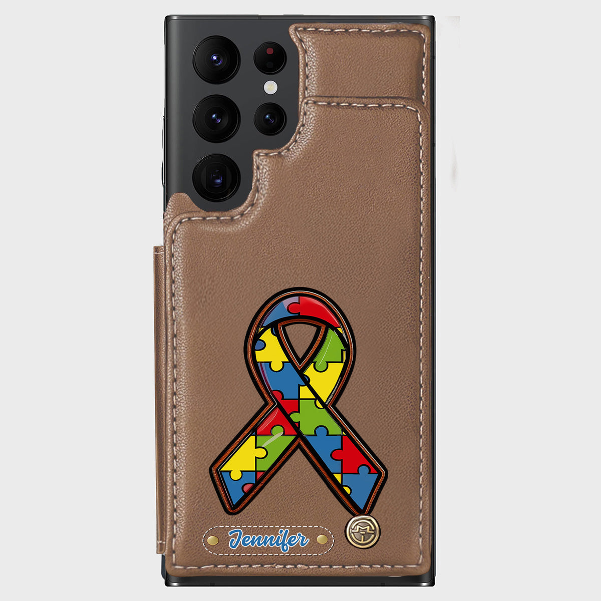 Autism Awareness - Personalized Autism Awareness Wallet Phone Case