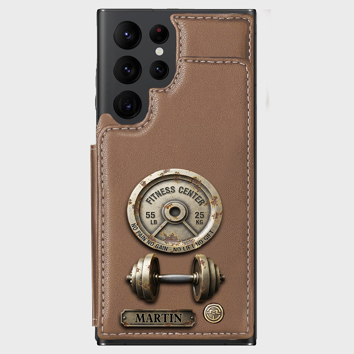 No Pain No Gain - Personalized Fitness Wallet Phone Case