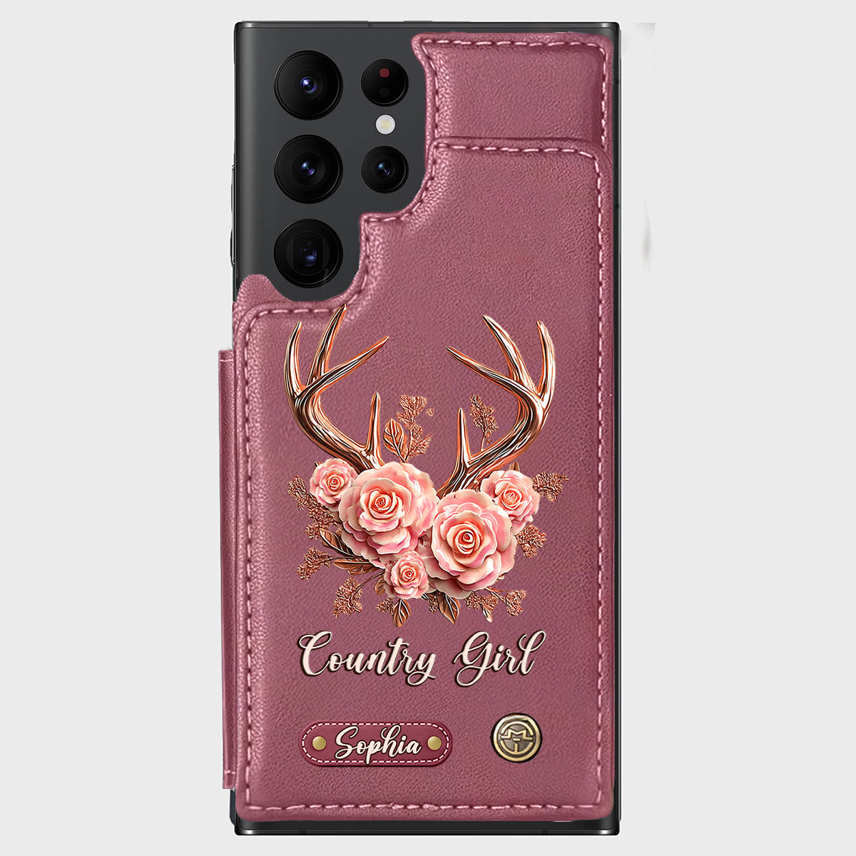 Country Girl - Personalized Hunting Wallet Phone Case