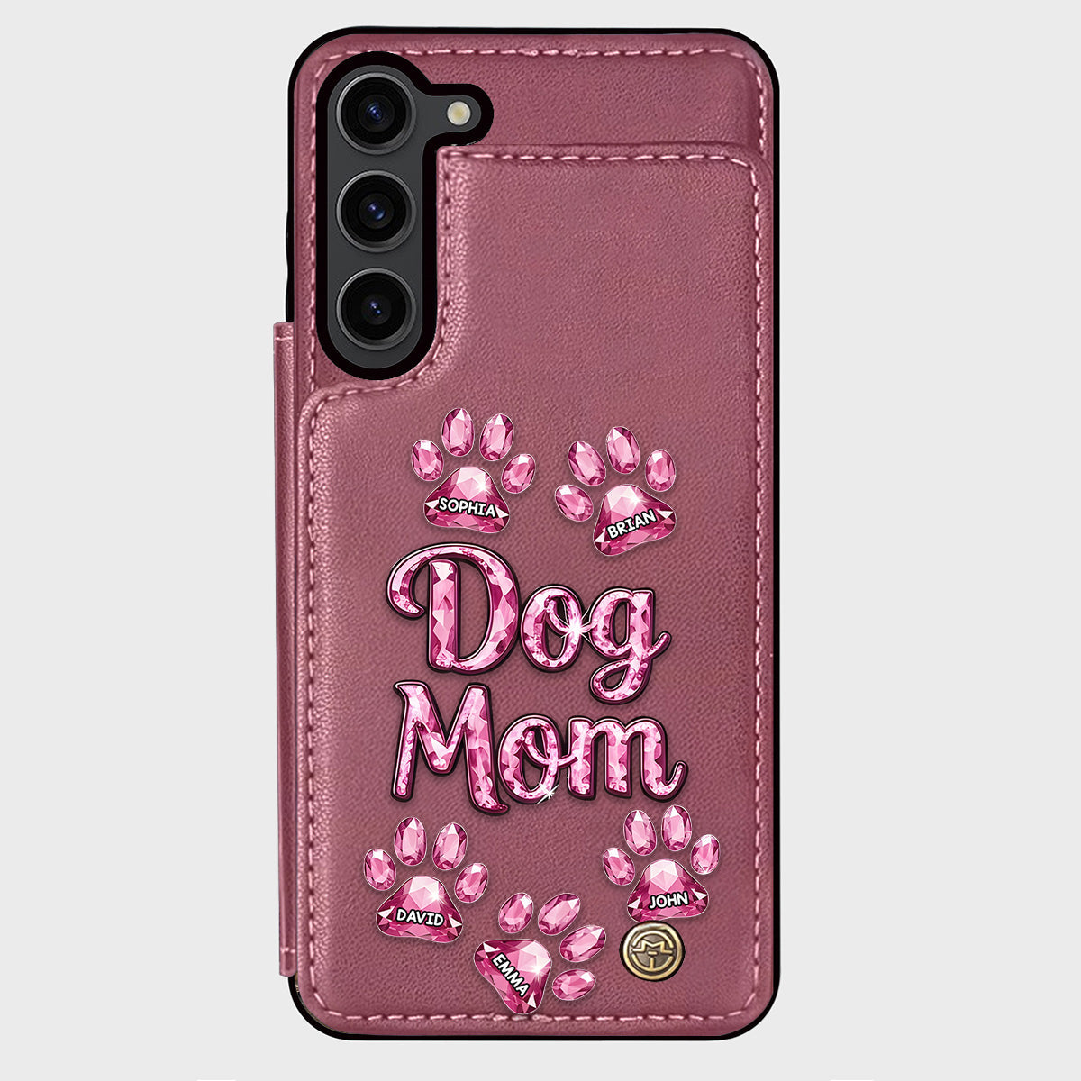Dog Mom - Personalized Dog Wallet Phone Case