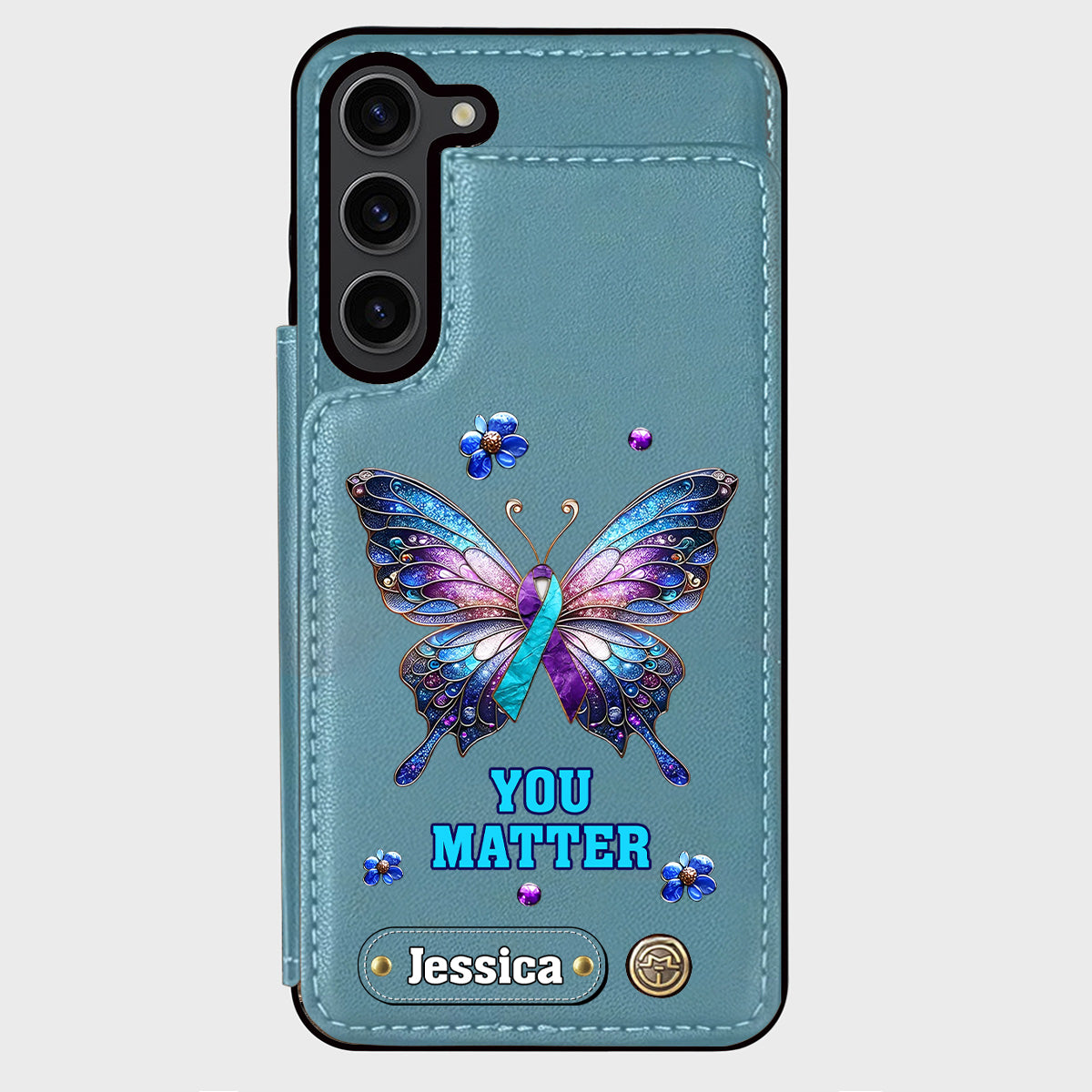 You Matter - Personalized Suicide Prevention Wallet Phone Case