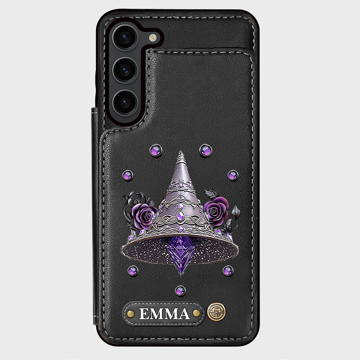 Beautiful Witch Hat - Personalized Witch Wallet Phone Case