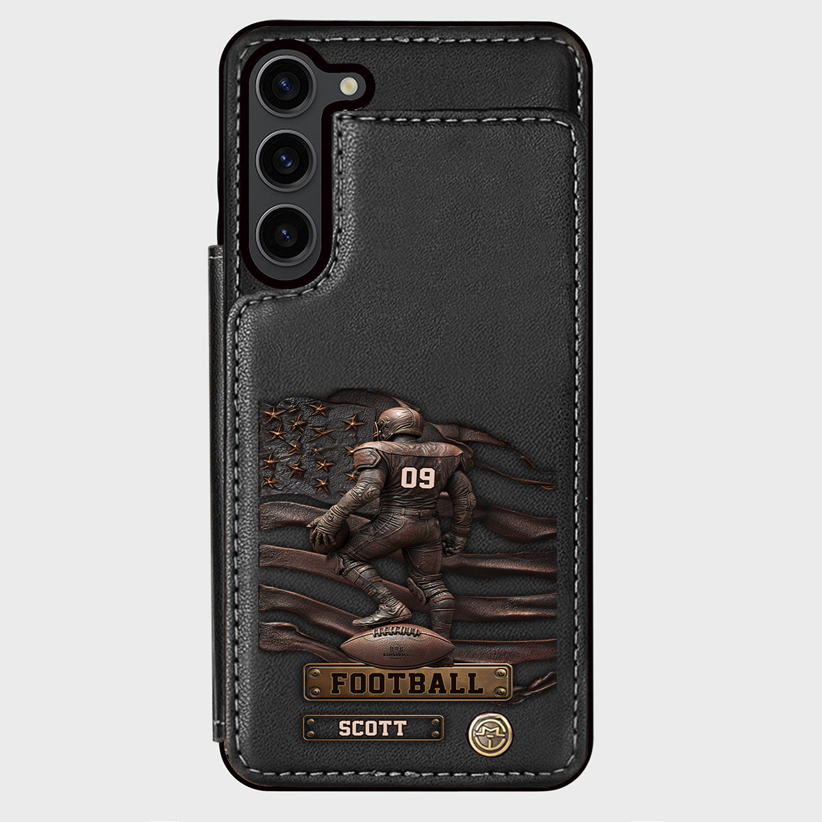Game Day - Personalized Football Wallet Phone Case