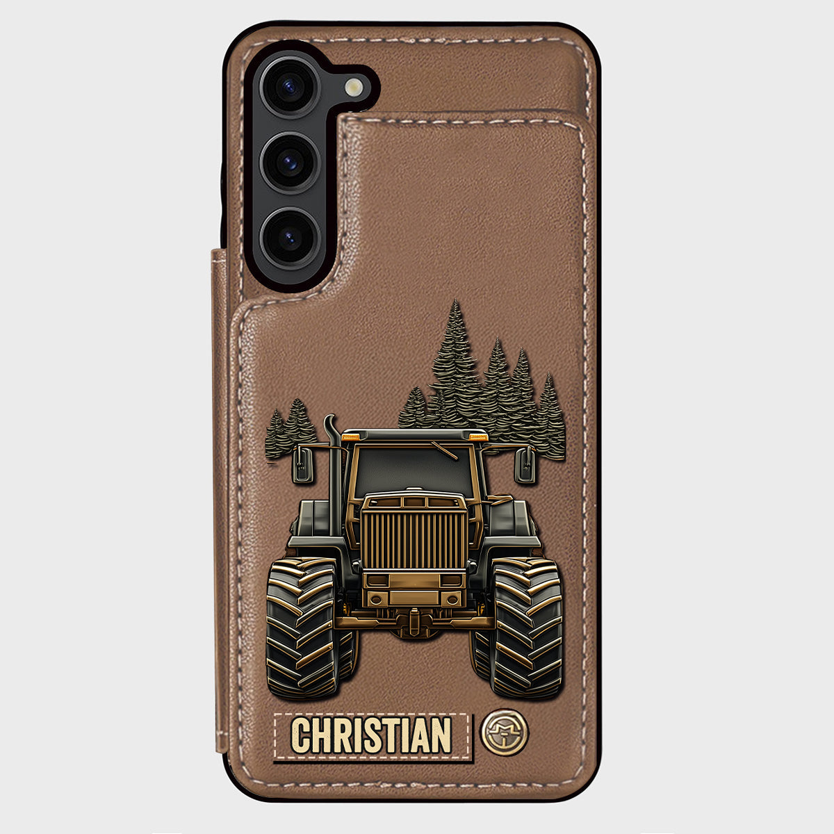 Tractor Ride - Personalized Tractor Wallet Phone Case