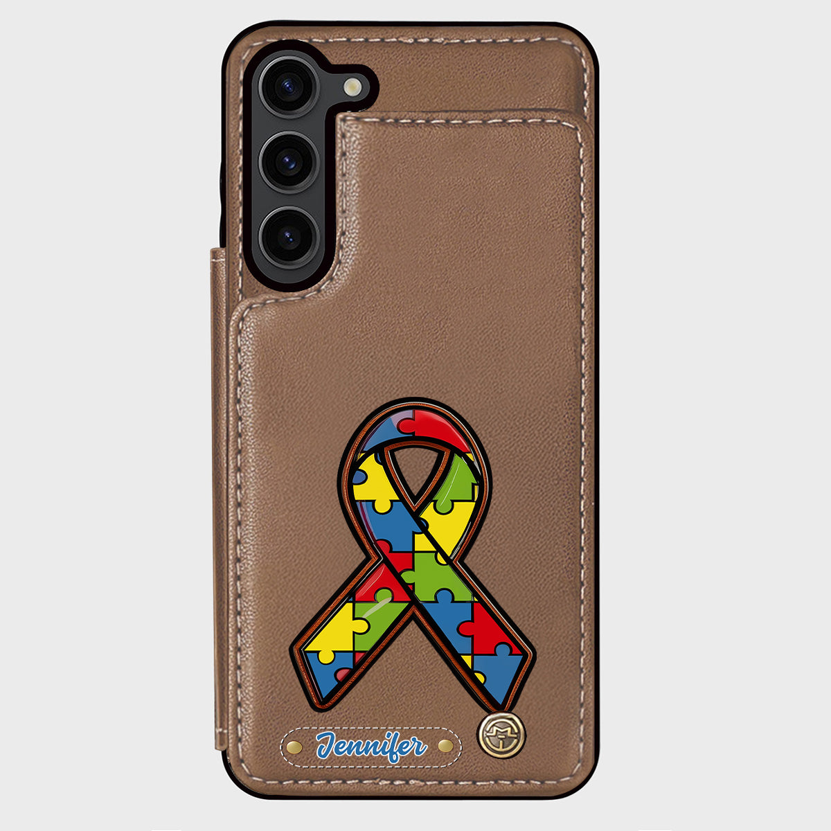 Autism Awareness - Personalized Autism Awareness Wallet Phone Case
