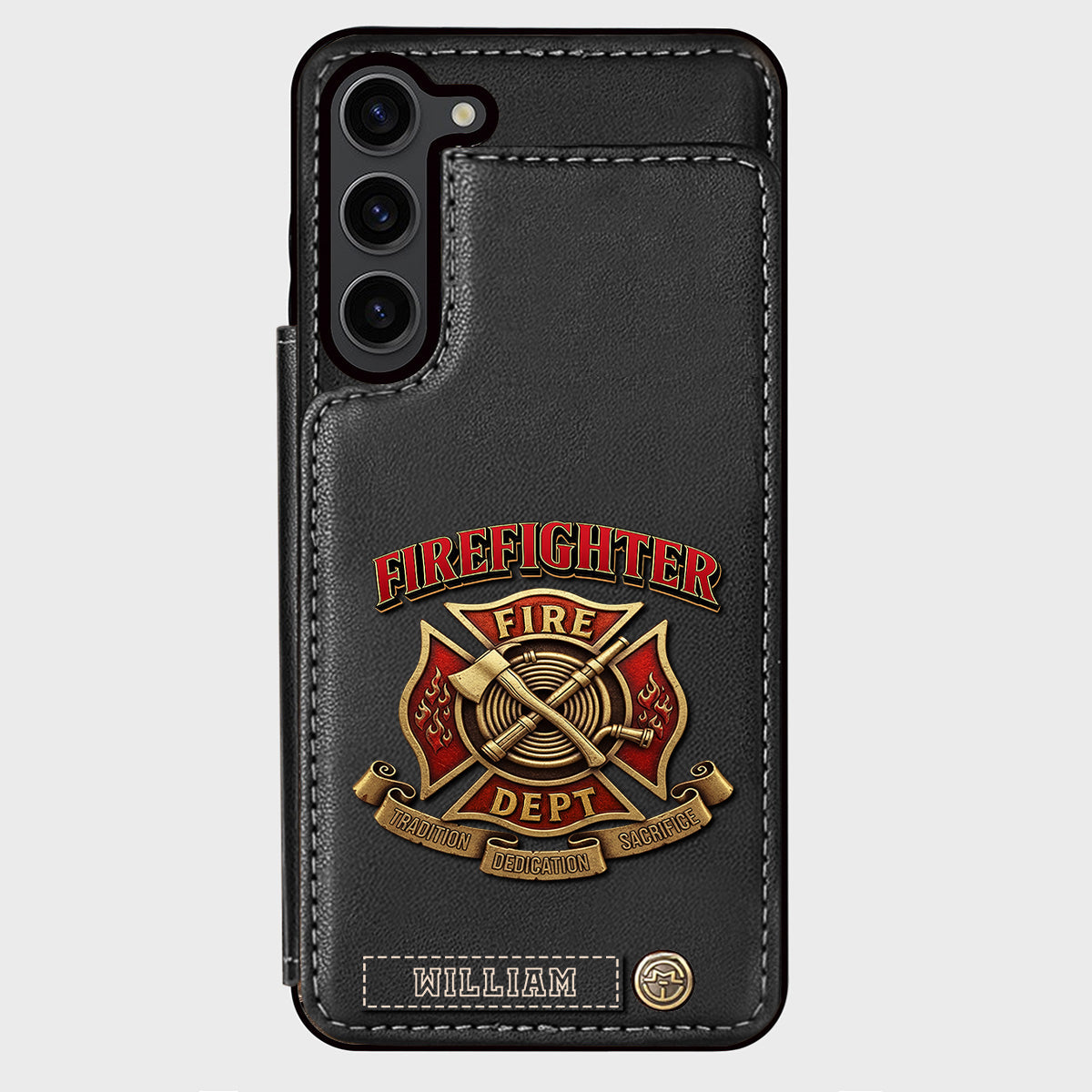 Proud Firefighter - Personalized Firefighter Wallet Phone Case