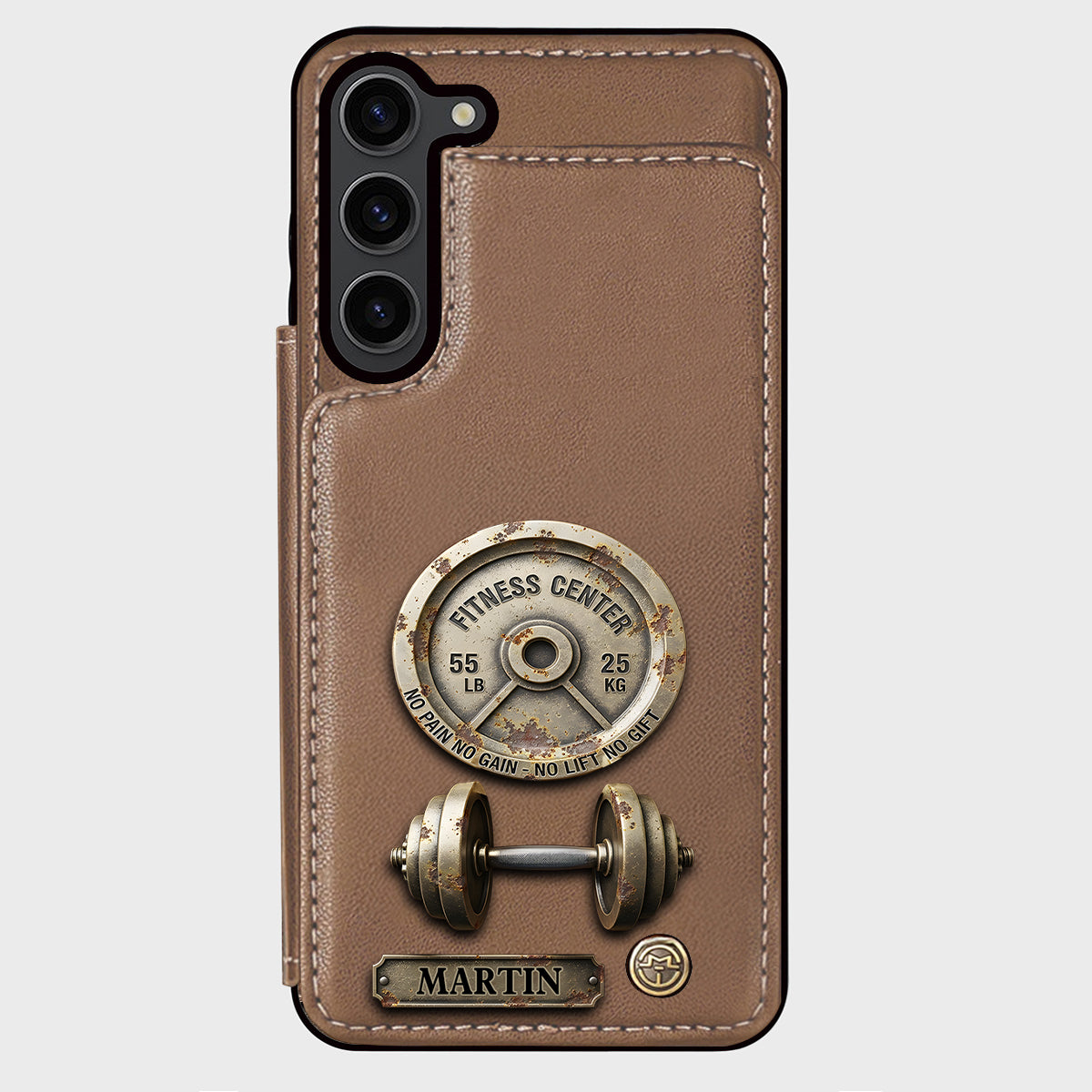 No Pain No Gain - Personalized Fitness Wallet Phone Case