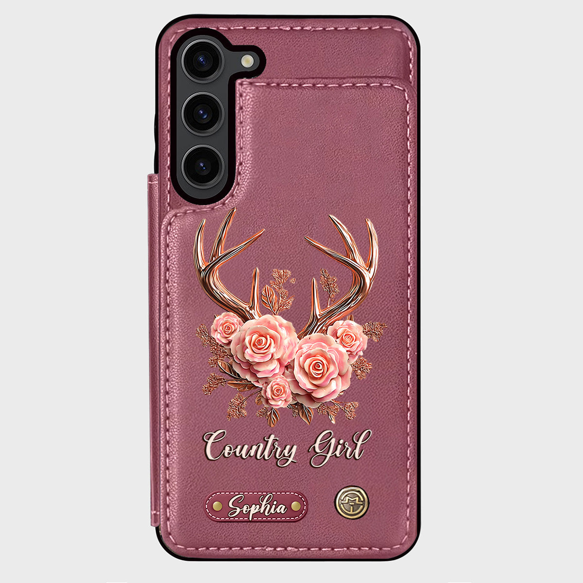 Country Girl - Personalized Hunting Wallet Phone Case